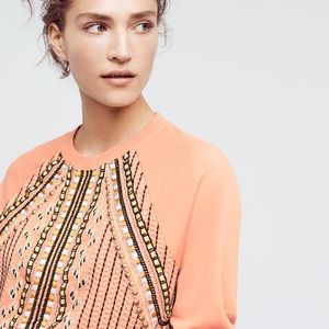 Anthropologie  Akemi + Kin Beaded Rose Sweatshirt